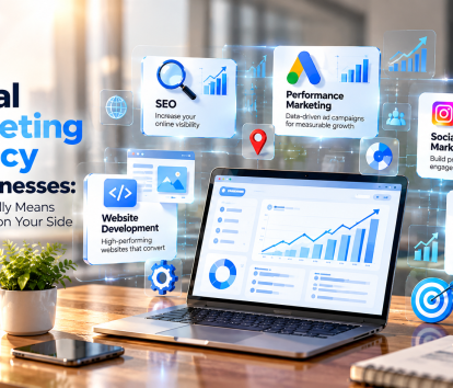 Digital marketing agency for businesses offering online marketing services and growth solutions