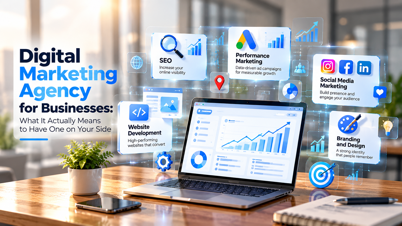 Digital marketing agency for businesses offering online marketing services and growth solutions