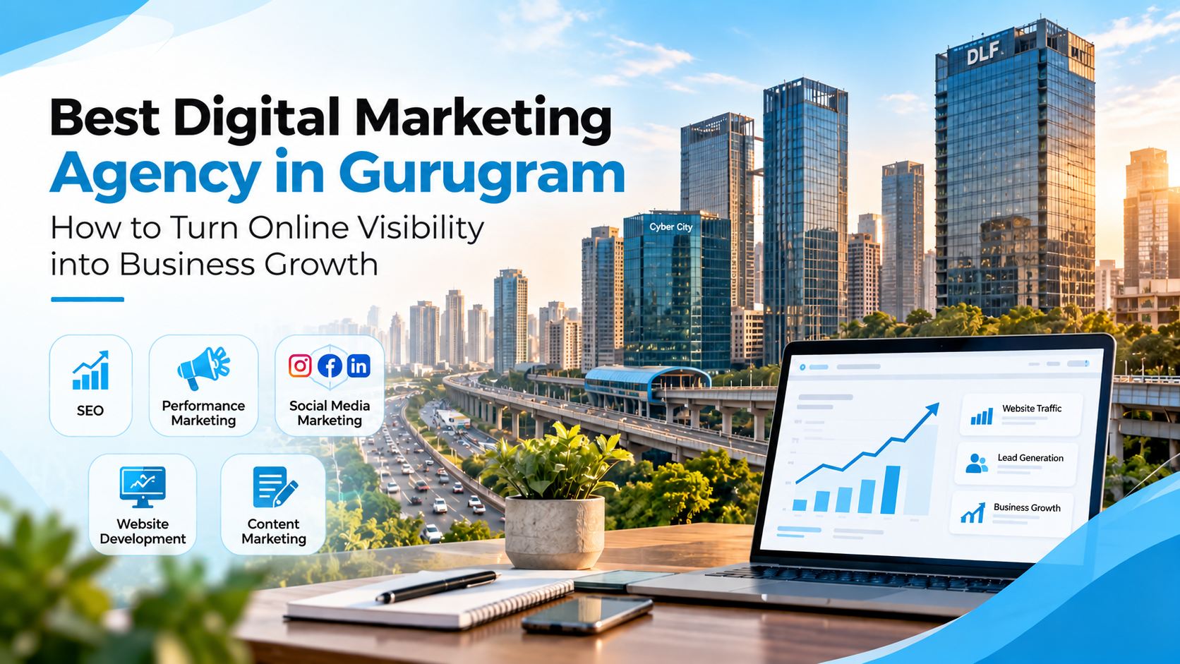 Best digital marketing agency in Gurugram helping businesses improve online visibility and achieve business growth.