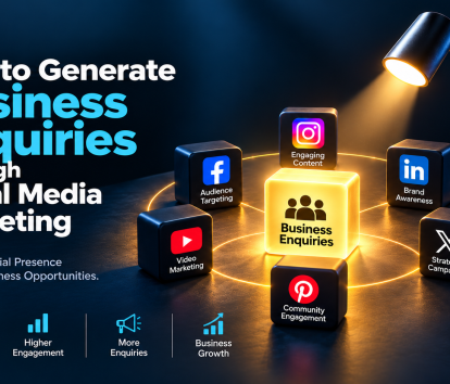 Digital marketing agency social media strategy to generate business enquiries